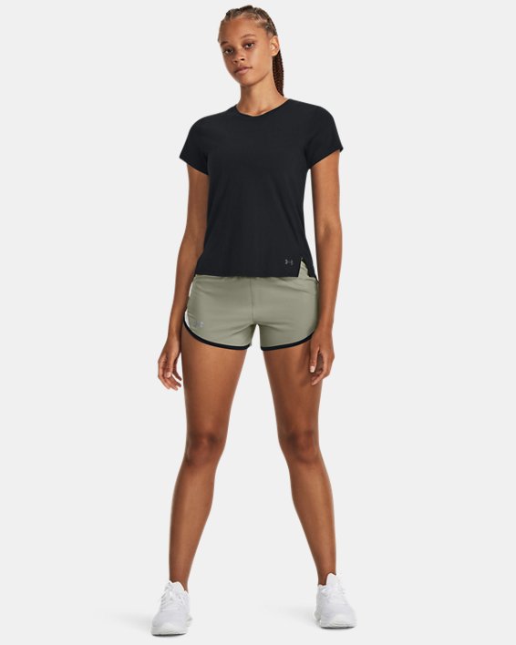 Women's UA Fly-By 2.0 Shorts, Green, pdpMainDesktop image number 2